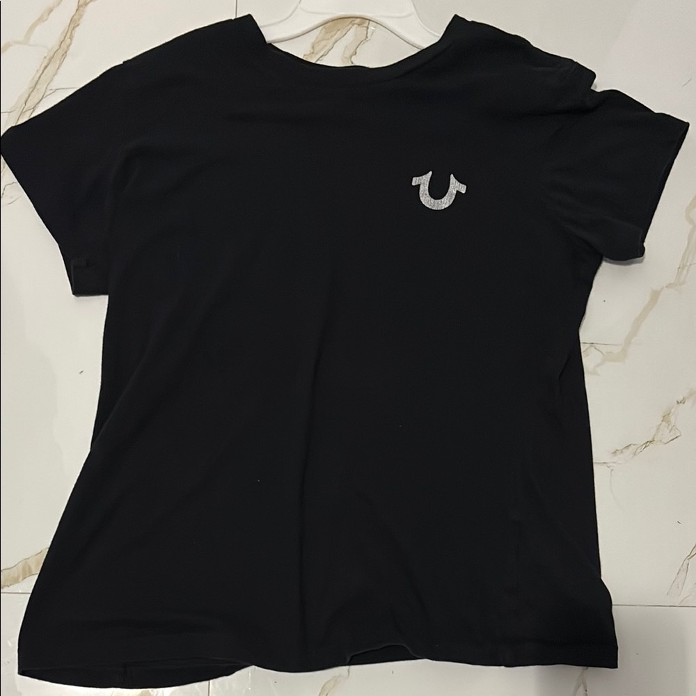 True Religion Women's Black T-Shirt